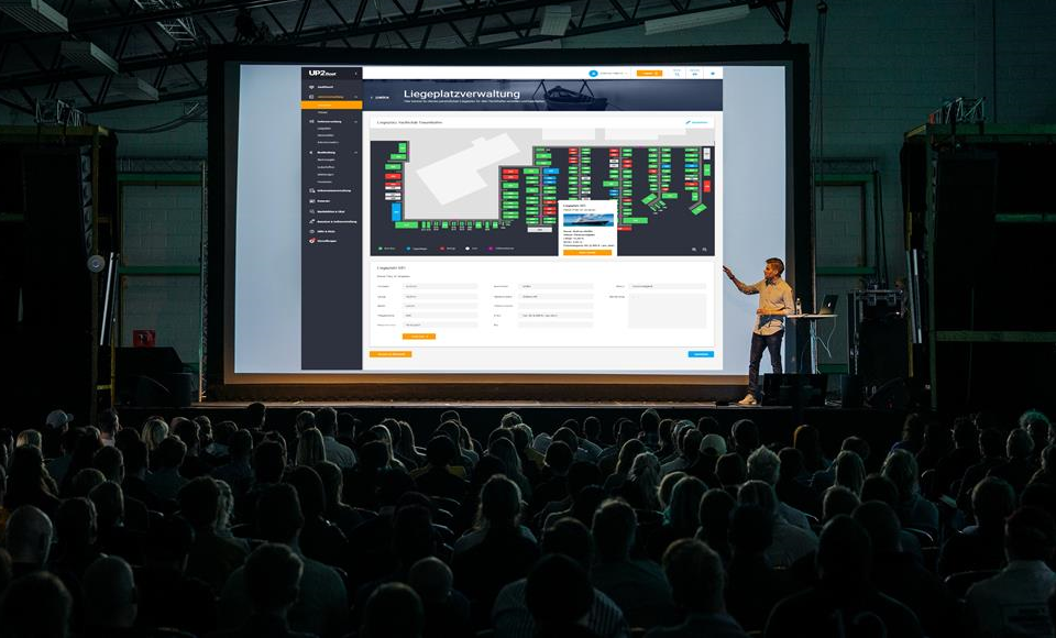 Einladung zur Softwarepräsentation Up2Boat Yachthafenmanagement
