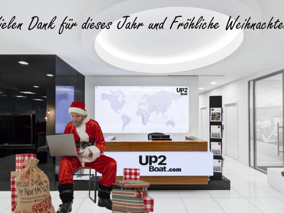 Fröhliche Weihnachten wünscht das Team von Up2Boat